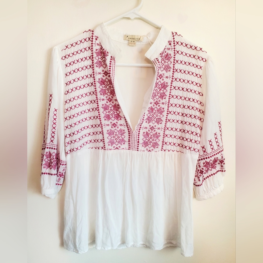 Flowy Bohemian-Style Blouse